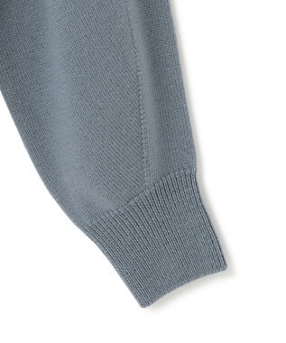 23区 【CLASSY.1月号掲載】ウールコード クルーネック ニット ブルーグレー系