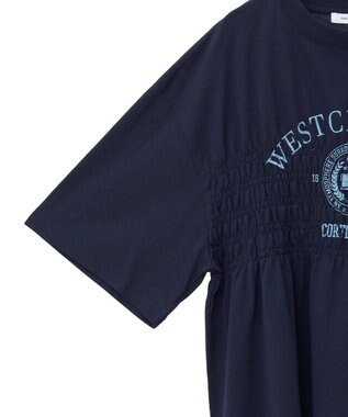 AMERICAN HOLIC カレッジプリントシャーリングプルオーバー Navy