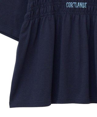 AMERICAN HOLIC カレッジプリントシャーリングプルオーバー Navy