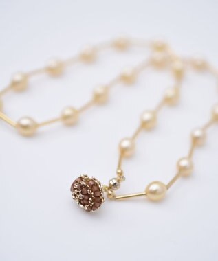 monshiro スカビオサ ネックレス ホワイト