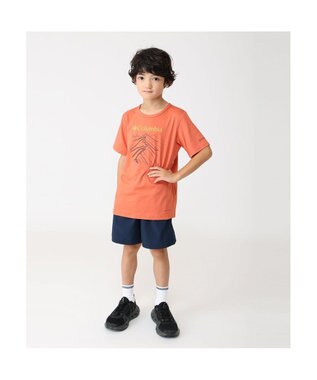 Columbia Columbia/ 【KIDS】テックトレイルショートスリーブグラフィックシャツ /コロンビア Tuscan、 Ridge Line Life