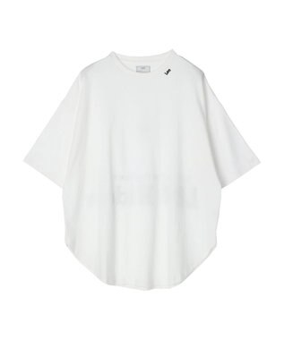 earth music&ecology Ｌｅｅ×ｅ．ｍ．ａ．ｅ　ＲＯＵＮＤＨＥＭ　ＴＥＥ Off White