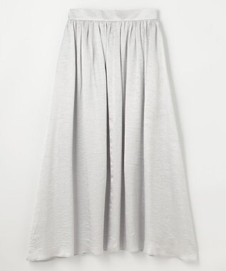 NAVE 【Nave・otona MUSE別注/速乾/UVケア/洗える】シャイニーフレアスカート シルバー系