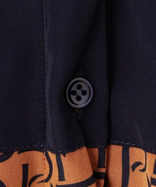 BEIGE， 【S-size】MONT THABOR / ロゴブラウス Tan×Navy