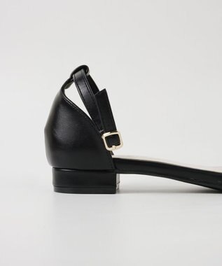 BONTRE 【pied du lapan/ピエドラパン】ローヒールアンクルストラップサンダル/50773ZI ブラック