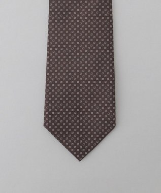 GOTAIRIKU GOTAIRIKU別注【日本製】シルク ネクタイ_小紋柄 ダークブラウン系8