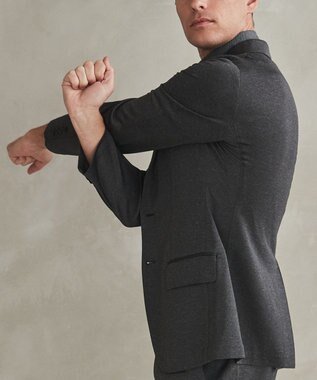 GOTAIRIKU セットアップ対応【洗える/ストレッチ/シワになりにくい】ドライジャージー セットアップジャケット グレー系8