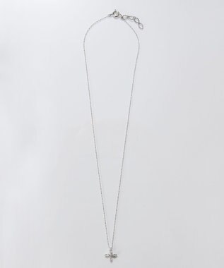 Phoebe 【金属アレルギー対応】フォーペタルズビジューネックレス/ニッケルフリー シルバー シルバー