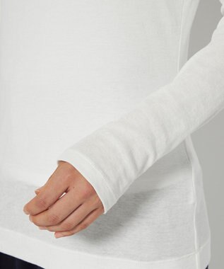 uncrave シアー クルーネック カットソー ホワイト