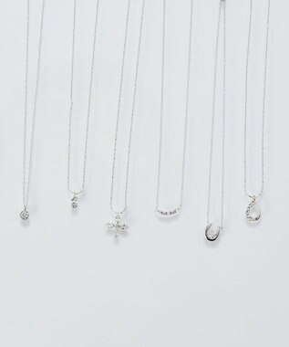 Phoebe 【金属アレルギー対応】フォーペタルズビジューネックレス/ニッケルフリー シルバー シルバー