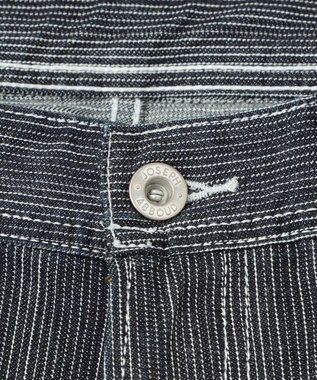 JOSEPH ABBOUD 【サスティナブル】ランダムストライプストレッチデニム ネイビー系1