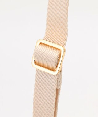 LA BAGAGERIE ツイルナイロン×エナメル 2WAYトートバッグ Sサイズ アイボリー