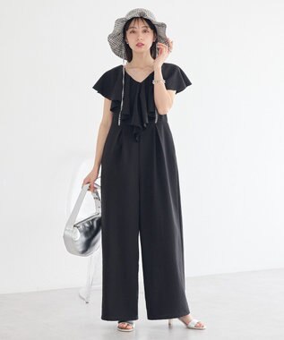 earth music&ecology ラッフルサロペット