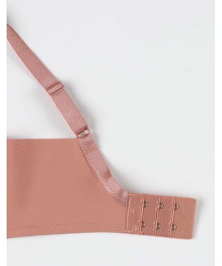 une nana cool 【脇高で背中スムージングブラジャー】さあわたし シンプル コーラル