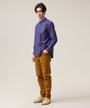 J.PRESS MEN このさりげなさが大人気【IVY COLLECTION】【UNISEX】バックブルオックスガーメントダイ シャツ ネイビー系