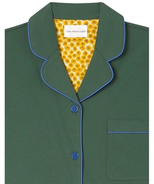 une nana cool 【綿100％】40ハイゲージ天竺半袖パジャマ MADE WITH LIBERTY FABRIC GR