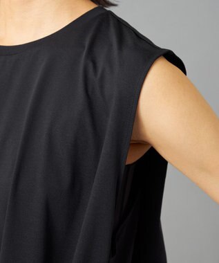 Chacott Chacott BALANCE EasyCare+ タックワンピース ブラック