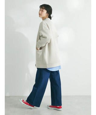 CRAFT STANDARD BOUTIQUE ニットフリースＶネックカーディガン Ivory