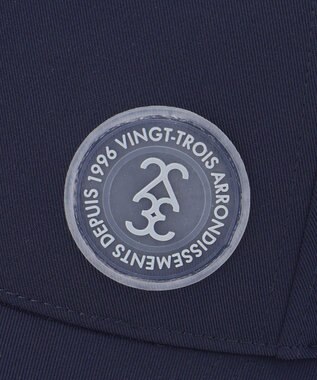 23区GOLF 【WOMEN】取り外し可能なリボンで印象をチェンジ！アタッチリボンキャップ ネイビー系