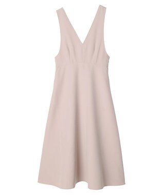 earth music&ecology Ｖネック切替ジャンスカ Beige