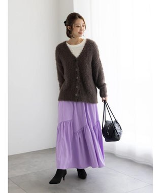 Te chichi 【泉 里香さん着用・Oggi.jp10/23掲載】シルケットロングスリーブTシャツ オフホワイト