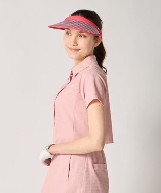 FILA GOLF／marie claire 【marie claire SPORT】 ストレッチサッカーワンピース ピンク