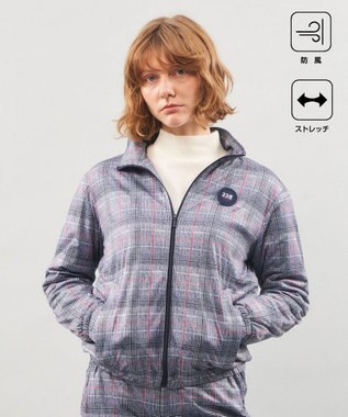 23区GOLF セットアップ可【WOMEN】【ストレッチ/防風】ＯＣＴＡブルゾン ネイビー系5