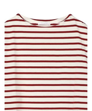 Green Parks ボーダーゆるチュニック Red