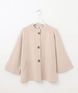 J.PRESS LADIES 【洗える】VIS/PE MILANO ニット ジャケット ベージュ系