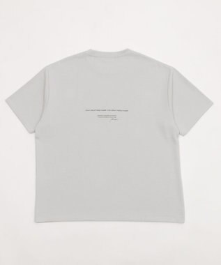 WEGO 【2点SET】アクセ付きフォトグラフィックT（SS） ライトグレー