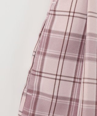 ANY KIDS 【2点セット】セーラージャケット+チェックワンピース ピンクベージュ