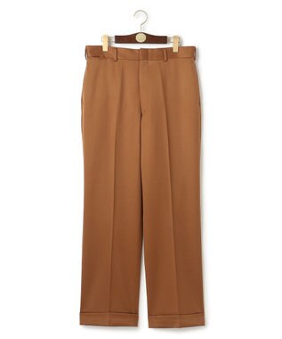 J.PRESS MEN 【J.PRESS ORIGINALS】Wool Satin Stretch New Piped Stem Slacks / Japan Made キャメル系