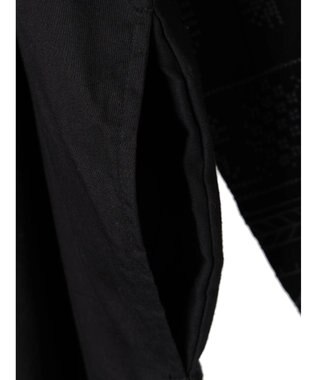 AMERICAN HOLIC インドコットン袖刺繍ワンピース Black