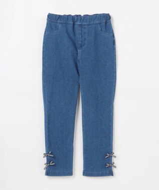 ANY KIDS 【洗濯機可能】ときめきストレッチ カットソーパンツ インディゴ