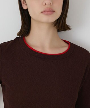 GRACE CONTINENTAL シアーテレコカットトップ ブラウン