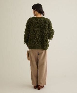 CRAFT STANDARD BOUTIQUE ループ編みニットプルオーバー Green
