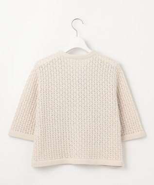 23区 S 【SLOW/一部店舗限定】レーシー カーディガン アイボリー系