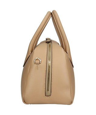 INTER-CHAUSSURES 【LORISTELLA】ミディアムサイズレザーハンドバッグ ライトベージュ