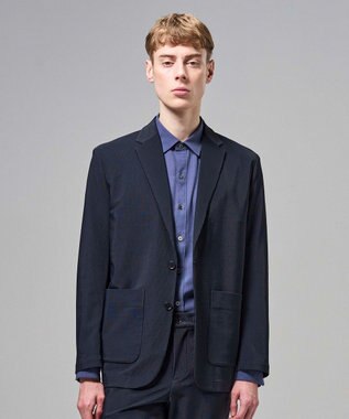 JOSEPH HOMME 【新素材】トリコードレーンストレッチ　ジャケット ネイビー系