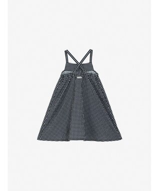 HELLY HANSEN 【キッズ・速乾・耐海水・耐塩素・記名ラベル付】マリンリゾートシアサッカーワンピース オーシャンネイビー