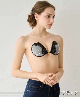 BRADELIS New York 【NuBra / ボリュームアップ】パテッドヌーブラ エリー ブラック