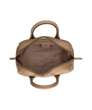 INTER-CHAUSSURES 【LORISTELLA】ミディアムサイズレザーハンドバッグ ライトベージュ