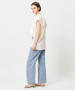 BEIGE， 【洗える】VICTOR / ストレートデニム L.Indigo