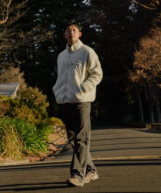SHARE PARK MENS 【UNISEX】ボアフリースジャケット（L・XLサイズ） ホワイト