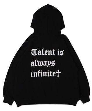 WEGO ウイングハートBIGパーカー ブラック