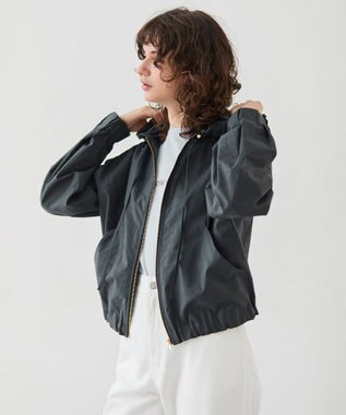 BEIGE， 【洗える・Precious 4月号掲載】GAURA / シアーパーカーブルゾン Black