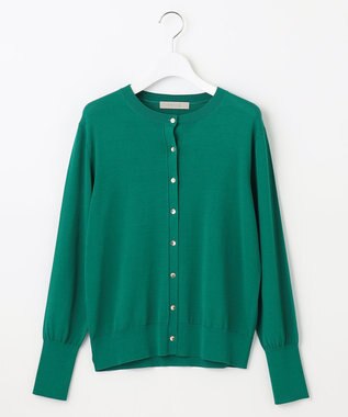 UNFILO 【抗菌防臭】スゴ機能 ニット カーディガン グリーン