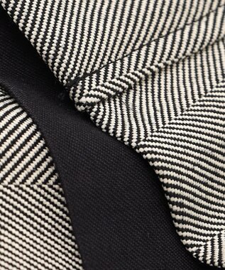 uncrave ヘリンボーンスーツ ビスチェ（uncrave WHITE） へリンボーンブラック