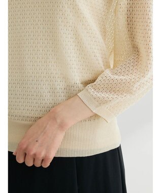 Green Parks ＳＥＴ２点　ラメすかしニット＋キャミソール Off White