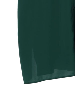 Green Parks ＳＥＴ２点　合皮ベルト＋ミディシャツワンピース Green